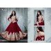 RED STUNNING AYESHA TAKIA-9005-A ANARKALI WEDDING DRESS